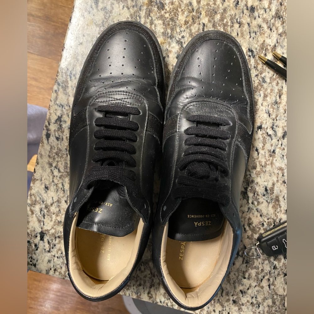 Zespa black low tops, worn a couple times but still great condition US size 7.5